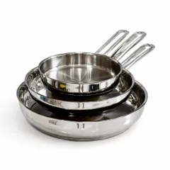 Chảo Thép WMF Pfanne Frying Pan 18-20-24-28cm - Chất Liệu Cromargan Bền Bỉ, An Toàn Cho Sức Khỏe, Dễ Vệ Sinh
