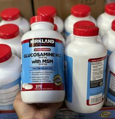 Bổ khớp Kirkland Glucosamine HCl with MSM USA 375 viên