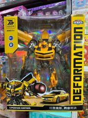 (666-14) Màu Vàng - Đồ Chơi Lắp Ghép Robot Biến Hình Ô Tô Cao Cấp Transformer Bumblebee Phiên Bản Đặc Biệt