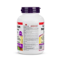 Magnesium 200mg Webber Naturals Canada 60 viên