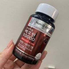 Viên uống mọc tóc Nutri D-DAY Premium Biotin 10000 Korea 90 viên