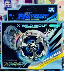 YCF TOYS Holy Beast X Series (6300 - Giao màu ngẫu nhiên)- Con Quay Chiến Đấu X-Wild Wolf & Fiery Dragon - Đồ Chơi Con Xoay Spinner Đối Kháng - Giao Màu Ngẫu Nhiên
