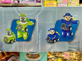 Bộ Đồ Chơi Robot Biến Hình Chó Cứu Hộ 8 Nhân Vật 599-135 Xe Cứu Hỏa, XE Cảnh Sát, XE Công Trình Đồ Chơi Lắp Ráp Cho Bé Phát Triển Trí Tưởng Tượng