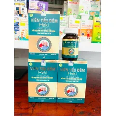 Viên Tiểu Đêm HEKI dùng được cho Nam và Nữ hỗ trợ giảm tình trạng tiểu buốt,tiểu gắt(Chai 60 viên)