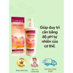 Dung dịch vệ sinh FLORACY chiết xuất hoa cúc giúp cân bằng PH và ẩm mượt vùng kín mềm mại(Chai 250ml)