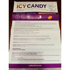 Kẹo ngậm ICY CANDY hỗ trợ giảm ho,đàm,rát họng,khàn tiếng(Hộp 20 vỉ)