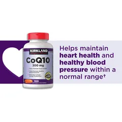 Viên uống Kirkland CoQ10 300mg - Hỗ trợ sức khỏe tim mạch và tăng cường năng lượng - Chất chống oxy hóa mạnh mẽ từ Mỹ 643043