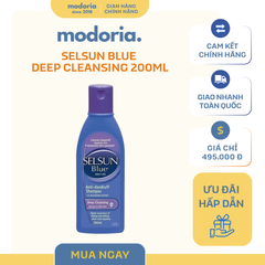[modoria.] Dầu gội ngăn gàu Selsun Blue Deep Cleansing 200ml Úc