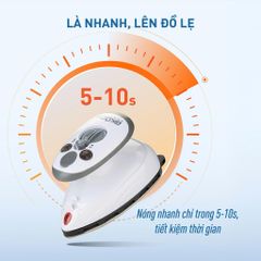Bàn Ủi Du Lịch Mini GKÖCH Đức - Thiết Kế Nhỏ Gọn, Công Suất Mạnh Mẽ, Bảo Hành 12 Tháng, Phù Hợp Mỗi Chuyến Đi