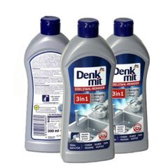 Dung Dịch Tẩy Rửa Inox Đánh Bóng Denkmit 3in1 300ml - Loại Bỏ Cặn Bẩn và Dầu Mỡ, Bảo Vệ Thiết Bị Kim Loại Chính Hãng Đức