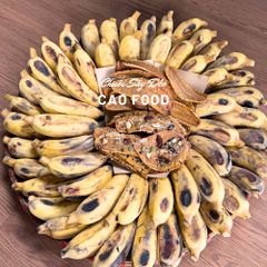 300gr Chuối sấy dẻo mixed hạt siêu ngon từ chuối chín cây sạch tự nhiên, món ăn vặt hấp dẫn an toàn cho mọi lứa tuổi