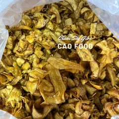 Chuối Sấy Giòn CAOFOOD 500gr – Snack Lành Mạnh Vị Mè Gừng Thơm Ngon, Hương Vị Quê Nhà, Càng Ăn Càng Ghiền