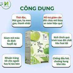 Trà Phan Tả Diệp Mộc Tâm- Hỗ Trợ Tiêu Hóa, Nhuận Tràng, Thanh Lọc Cơ Thể- Hộp 25 gói x 3,5g