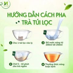 Trà Phan Tả Diệp Mộc Tâm- Hỗ Trợ Tiêu Hóa, Nhuận Tràng, Thanh Lọc Cơ Thể- Hộp 25 gói x 3,5g
