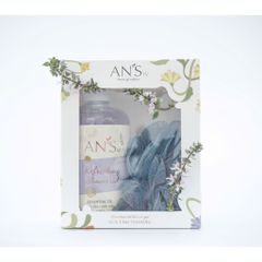Hộp Quà tặng Gel tắm AN'Sw 10 hộpx(500g, bông tắm, túi giấy) tặng sinh nhật, lễ 8/3, 20/10,20/11,Tết