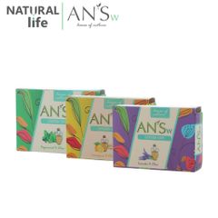 Hộp Quà Xà Phòng Tinh dầu AN'Sw (100gx3) (kèm túi) Tặng sinh nhật, 8/3, 20/10, 20/11, Noel, Tết