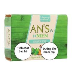 Xà Phòng Thiên Nhiên AN’Sw Bạc Hà [Men]