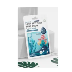 COMBO 3 MIẾNG MẶT NẠ DƯỠNG DA HNB LOOK BEST SKIN PURE OCEAN SUPER MASK