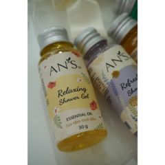 Sữa Tắm Tinh Dầu AN'Sw 30g - Size mini - Dạng gel kèm Túi nơ rút