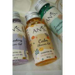 Sữa Tắm Tinh Dầu AN'Sw 30g - Size mini - Dạng gel kèm Túi nơ rút