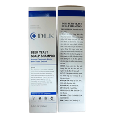 (CHÍNH HÃNG) Dầu Gội DLK Beer Yeast Scalp Shampoo Hỗ Trợ Ngừa Rụng Tóc, Nuôi Dưỡng Da Đầu, Tái Tạo Tóc - 250ml