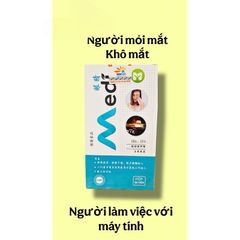 Viên uống MEDI bảo vệ mắt,giúp giảm mỏi mắt,khô mắt hay chảy nước mắt,mắt mờ do thoái hoá(Hộp 60/90 viên)
