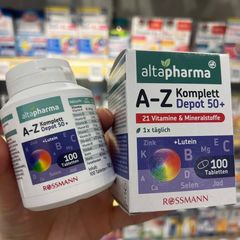 Vitamin tổng hợp Altapharma A-Z Depot Đức 100 viên