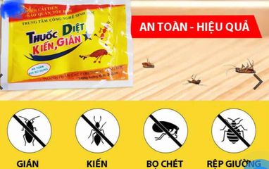 5 _ 10 _ 20 gói bột rắc diệt kiến ,gián sinh học, hàng việt nam, gói 20 gram 