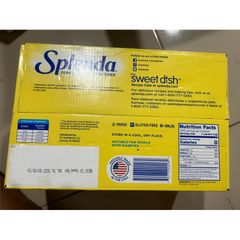 Đường ăn kiêng Splenda Zero Calorie Sweetener của Mỹ date 2027
