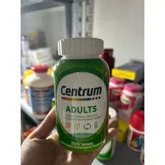Vitamin tổng hợp dành cho Người lớn < 50 tuổi, 200 viên - Centrum Adults Multivitamins 644012