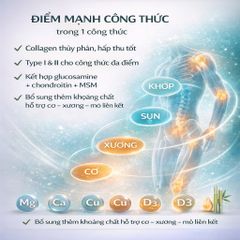 Bột Hỗ Trợ Xương Khớp Granions Chondrosteo Articulations Marin 280g -  Giảm đau nhức khớp ,ngăn lão hóa khớp