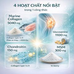 Bột Hỗ Trợ Xương Khớp Granions Chondrosteo Articulations Marin 280g -  Giảm đau nhức khớp ,ngăn lão hóa khớp