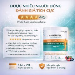 Bột Hỗ Trợ Xương Khớp Granions Chondrosteo Articulations Marin 280g -  Giảm đau nhức khớp ,ngăn lão hóa khớp