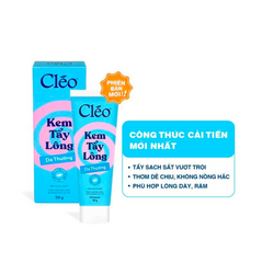 Kem Tẩy Lông Da Thường Avocado Cleo 50gr - Dưỡng Ẩm Mịn Màng, Lành Tính và Dễ Dùng, Tẩy Lông Hiệu Quả Cho Cơ Thể
