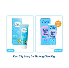 Kem Tẩy Lông Da Thường Avocado Cleo 50gr - Dưỡng Ẩm Mịn Màng, Lành Tính và Dễ Dùng, Tẩy Lông Hiệu Quả Cho Cơ Thể