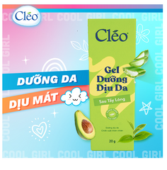 Gel Dưỡng Dịu Da Sau Tẩy Lông Cleo 20g