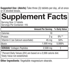 Viên Uống Bổ Sung Collagen Youtheory 345 Viên - Cải Thiện Độ Đàn Hồi Da, Tóc, Móng và Tăng Cường Vitamin C, 6000mg Collagen Thủy Phân