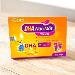 Thực phẩm DHA Não Mắt Trẻ Em tốt cho não bộ,thị lực( Hộp 20 gói)