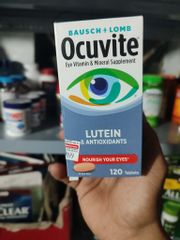 Viên uống bổ mắt Ocuvite Bausch+Lomb with Lutein & Antioxidants 120 viên