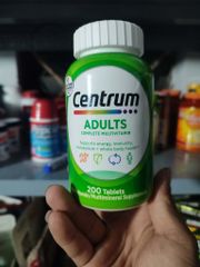 Viên uống Vitamin tổng hợp Centrum cho người lớn dưới 50 tuổi - 200 viên bổ sung vitamin và khoáng chất thiết yếu, tăng cường sức đề kháng 644369