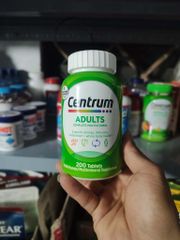 Viên uống Vitamin tổng hợp Centrum cho người lớn dưới 50 tuổi - 200 viên bổ sung vitamin và khoáng chất thiết yếu, tăng cường sức đề kháng 644369