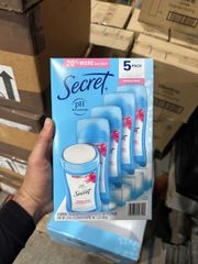 Set 5 lăn khử mùi Secret Powder Fresh 73g x5 – khử mùi hiệu quả, giữ khô thoáng