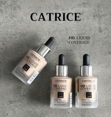 Kem nền Catrice HD Liquid Coverage 24H Foundation 30ml tone 20 – che phủ tốt, lâu trôi