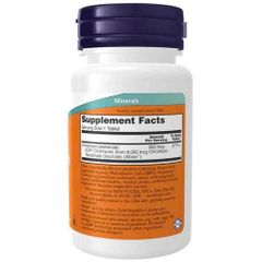 Viên uống bổ sung Now Foods GTF Chromium 200mcg - 100 viên nén hỗ trợ chuyển hóa glucose lành mạnh