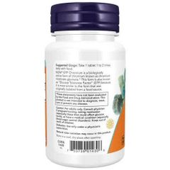 Viên uống bổ sung Now Foods GTF Chromium 200mcg - 100 viên nén hỗ trợ chuyển hóa glucose lành mạnh