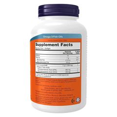 Viên uống Now foods Omega-3 được chưng cất phân tử và bao tan trong ruột, 90 viên nang mềm