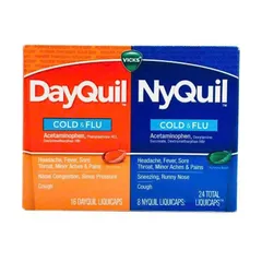 DayQuil & NyQuil 24 viên Hàng Mỹ Strength Severe Cold & Flu