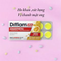 Kẹo ngậm Difflam giảm ho, khan họng từ Úc
