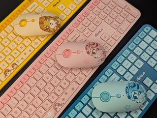 Bộ phím chuột không dây Fopato kết nối Bluetooth và Usb 2.4G