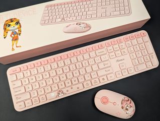 Bộ phím chuột không dây Fopato kết nối Bluetooth và Usb 2.4G